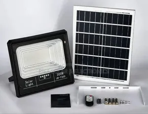 12 Hours Inbuilt Lithium Battery 300 Watts Solar Floodlight 12 Hours