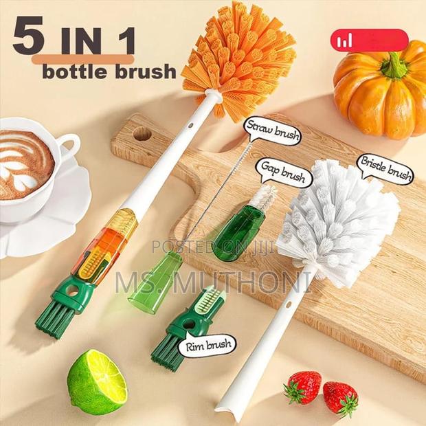 5in1 Bottle Cleaning Brushes Set - main view