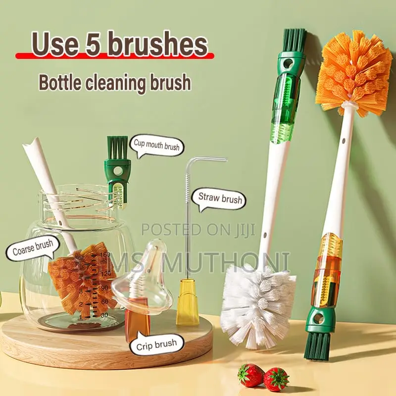 5in1 Bottle Cleaning Brushes Set