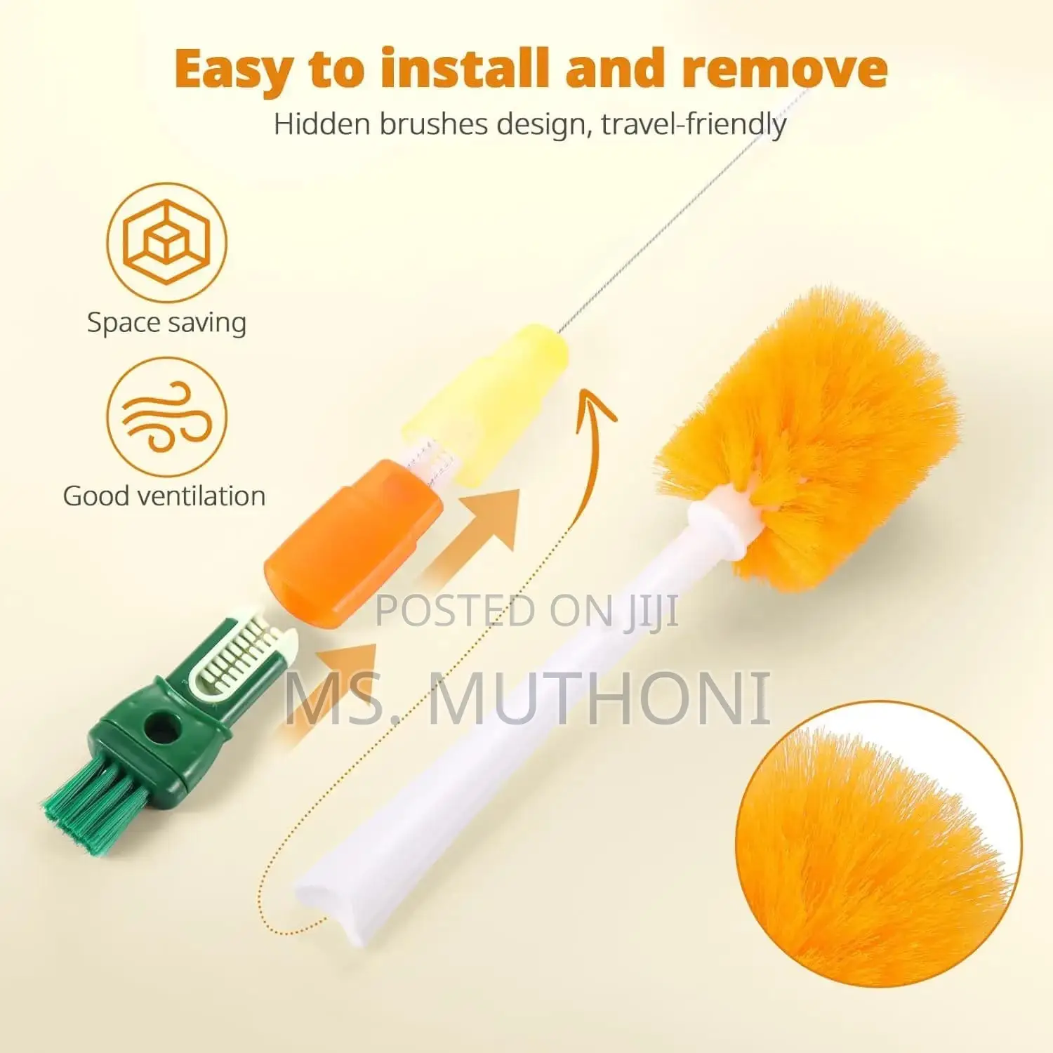 5in1 Bottle Cleaning Brushes Set