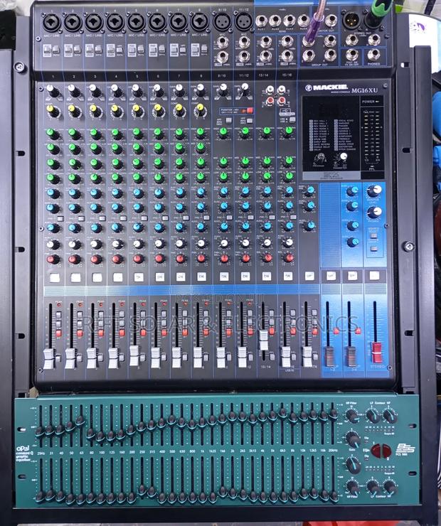 12 Channels Mg16xu Plain Proffesional Mixer Usb - main view