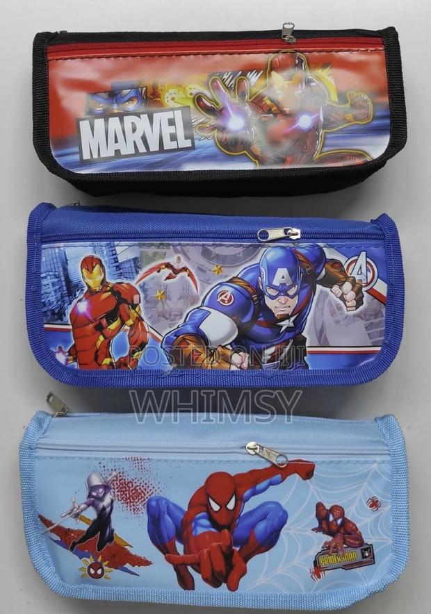 * Marvel Avengers and Spider-Man Etc Themed Pencil Pouche - main view