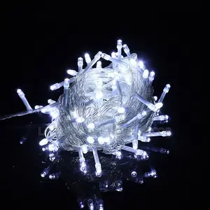 White 10m Fairy Lights Christmas Decorations With Extension Plug
