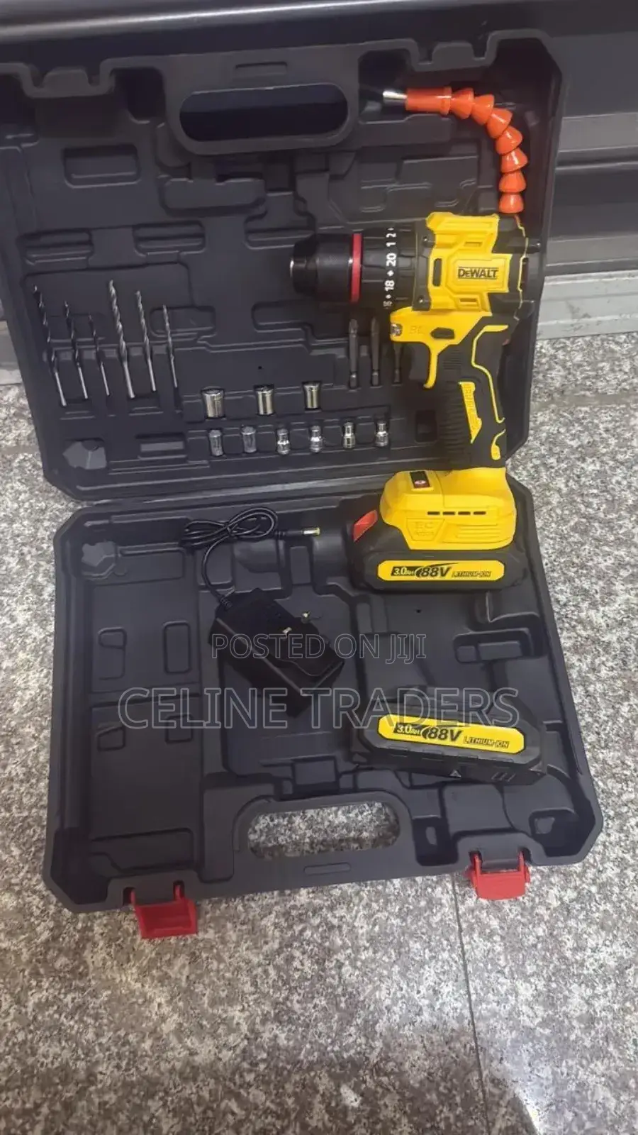 Dewalt Cordless Drill Machine Set With 2 Batteries