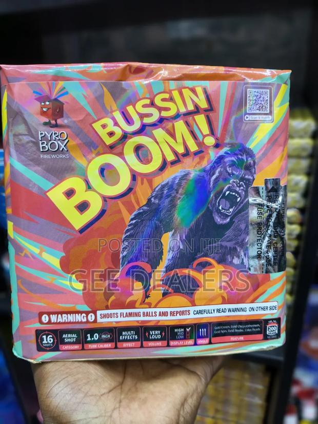 Bussin Boom Fireworks, 16shots Fireworks Ksh 8900