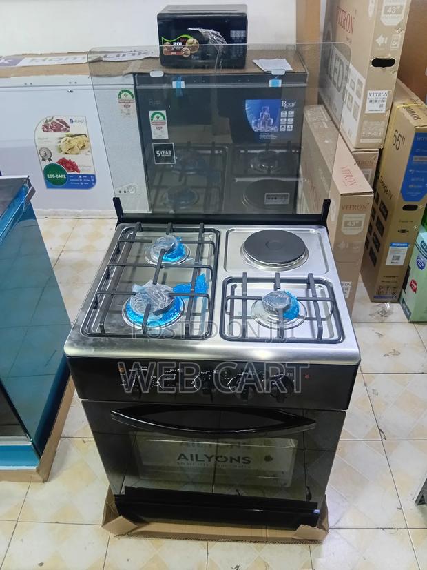Ailyons Electric Cooker 3+1 With Built-in Oven 60×60