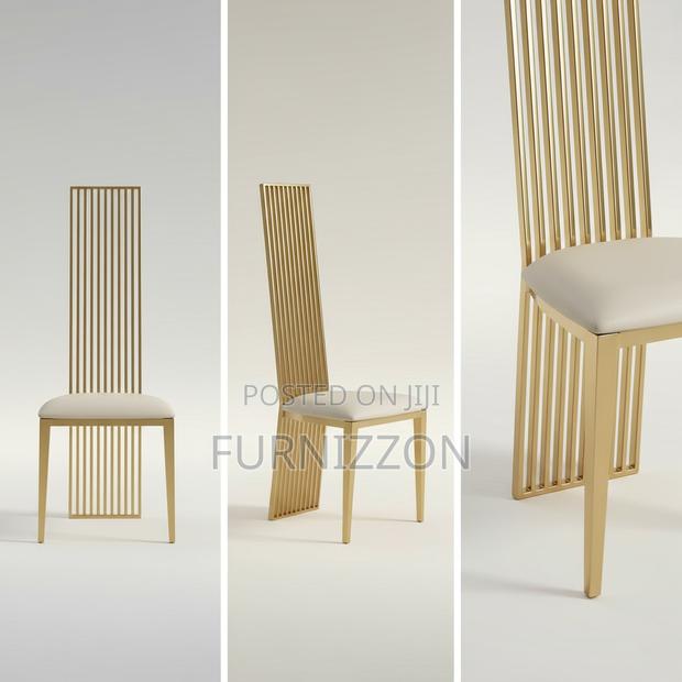 Royal High Back Stainless Steel Throne Chair for Dining Events