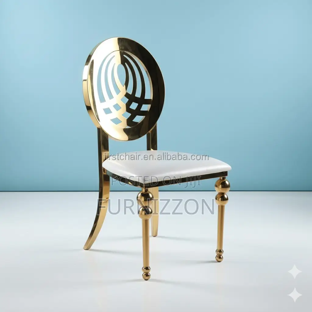 Premium Stainless Steel Wedding Chair for Banquets