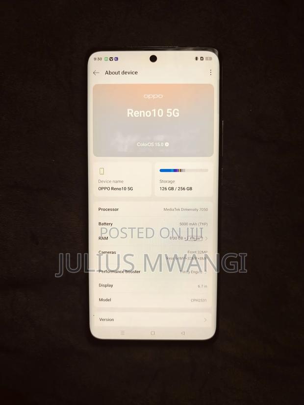 Oppo Reno 10 5G 256 GB Gray - thumbnail 3