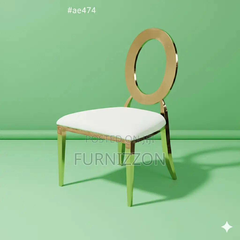 Gold O-Back Event Chair | Stylish Modern Look