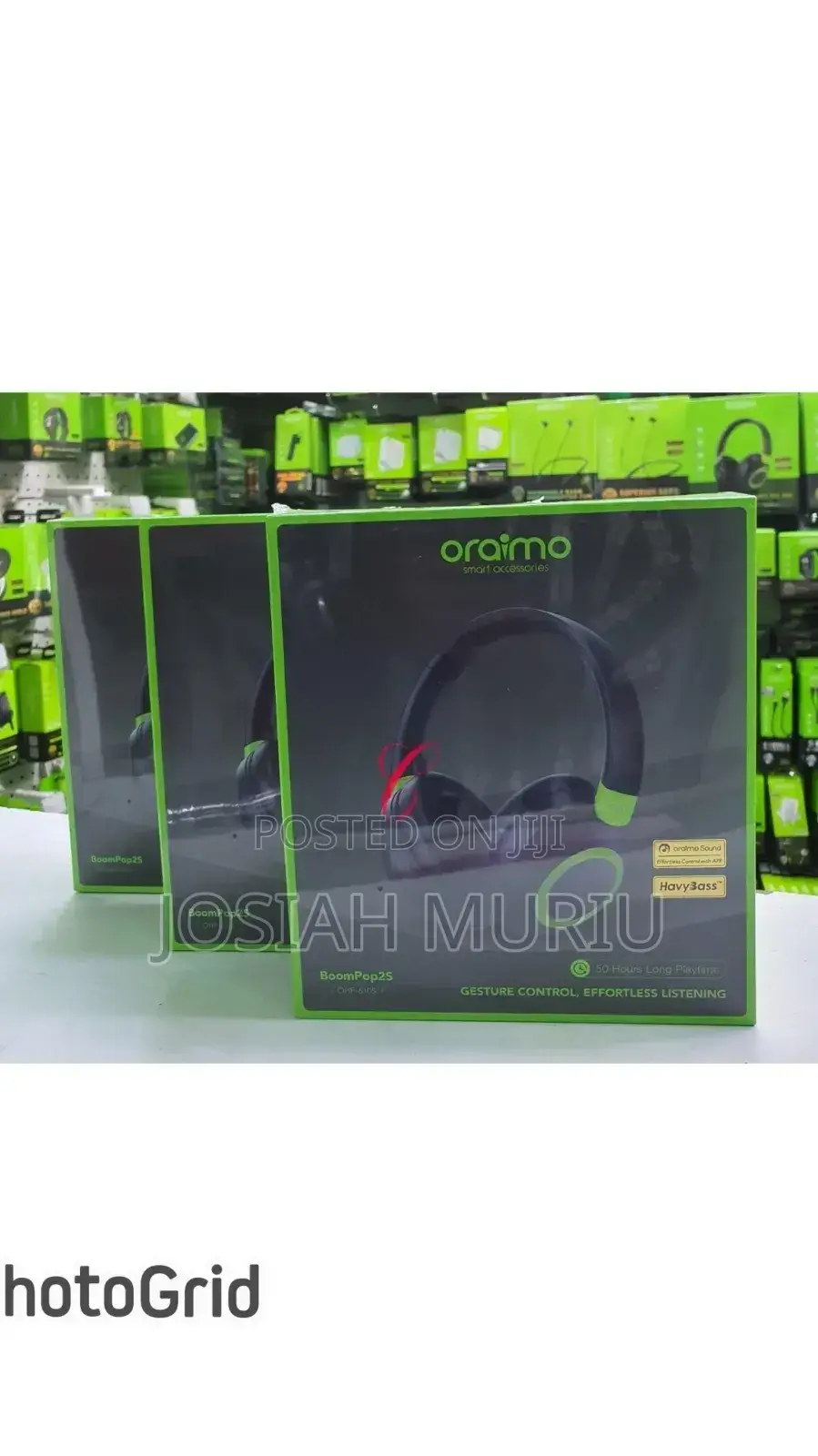 Oraimo Boompop 2s Ohp-610s Enc Over-Ear Wireless Headphones