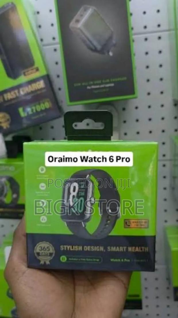 Oraimo *Watch 6 Pro* Osw-807s 1.69" Smart Watch With *Free Extra Strap
