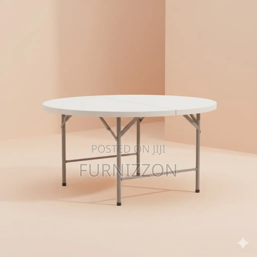 Heavy Duty 1.2m Plastic Foldable Table – Easy Storage