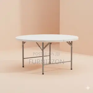 Heavy Duty 1.2m Plastic Foldable Table – Easy Storage