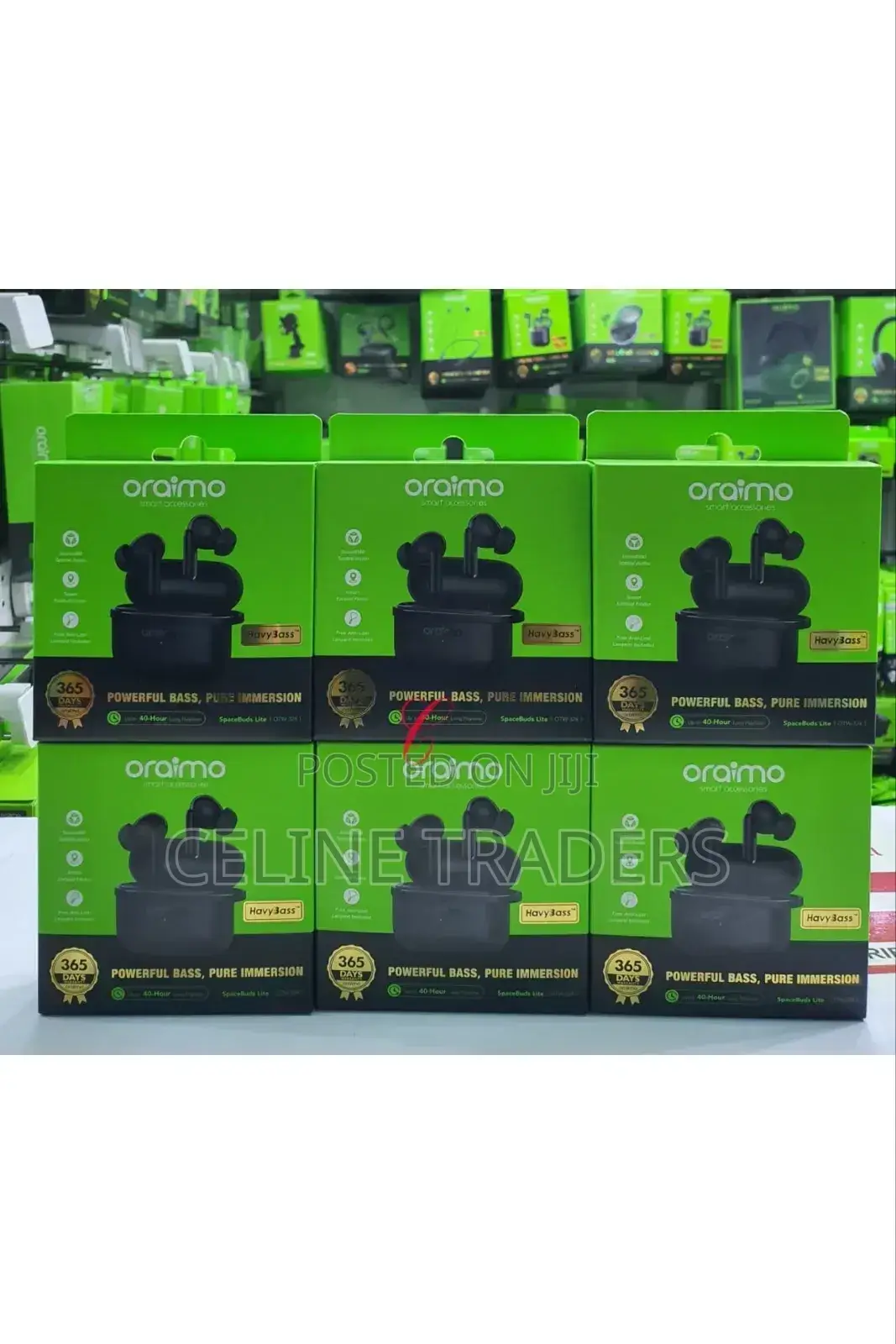 Oraimo Spacebuds Lite Otw-324 Up to 40hrs Long Playtime Earbuds