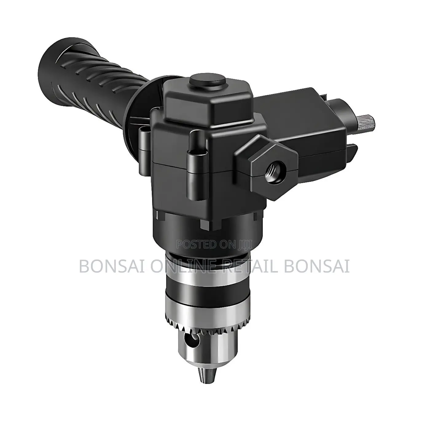 90 Degree Right Angle Drill Attachment With Keyed Chuck