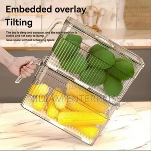 5l Acrylic Fridge Storage Containers*