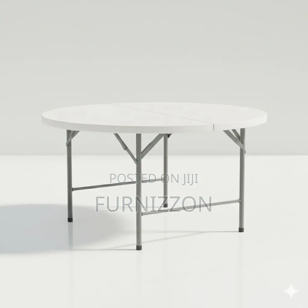 Heavy Duty 1.5 Meter Plastic Folding Round Table for Events