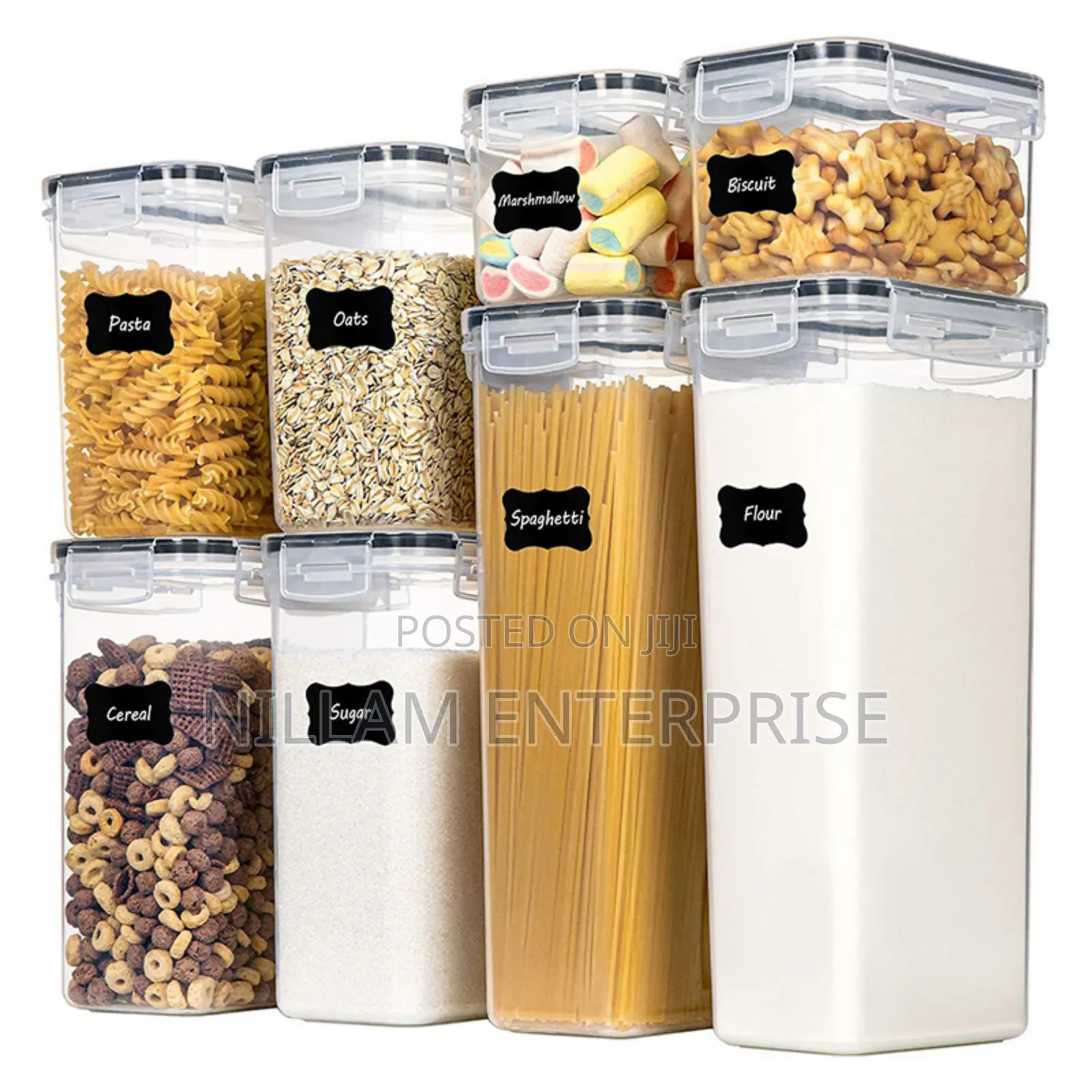 *8 PCS Food/Pantry Storage Containers*