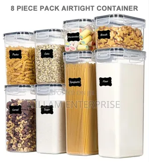*8 PCS Food/Pantry Storage Containers*