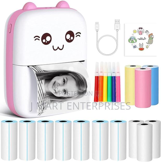 Mini Thermal Printer,Bluetooth Labler Maker,Portable Sticker Printer