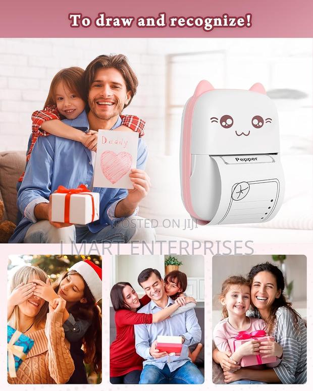 Mini Thermal Printer,Bluetooth Labler Maker,Portable Sticker Printer - thumbnail 3