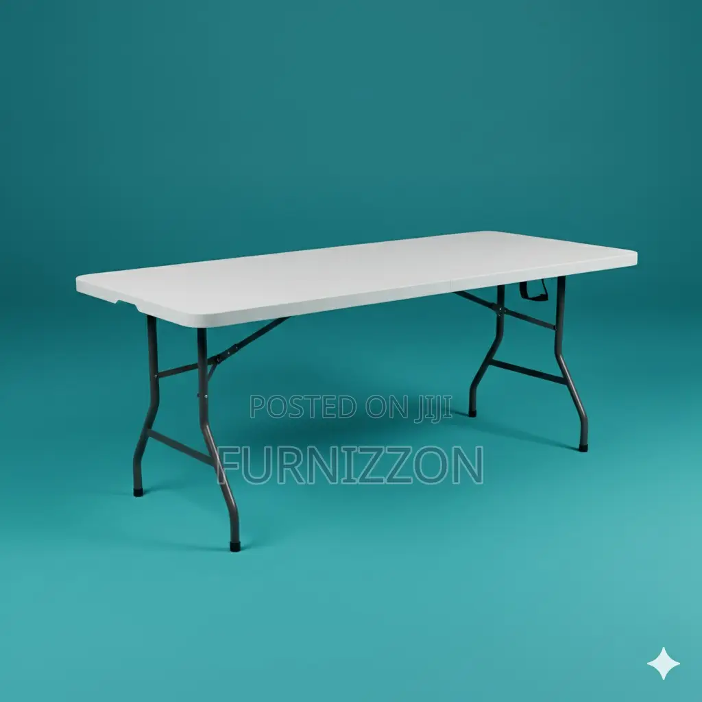 High Quality Plastic Foldable Rectangular Table 1.8m