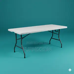 High Quality Plastic Foldable Rectangular Table 1.8m