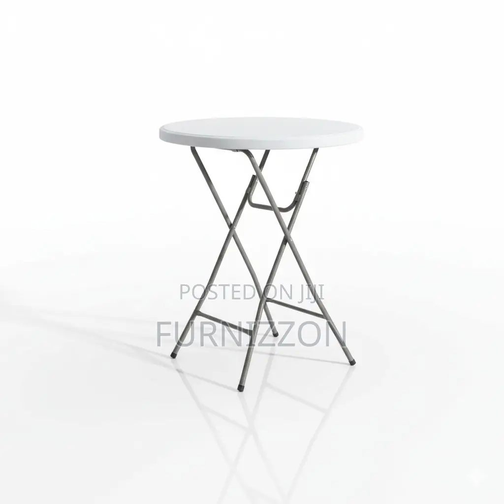 Plastic Foldable High Bar Table 80×71cm – Strong Stylish