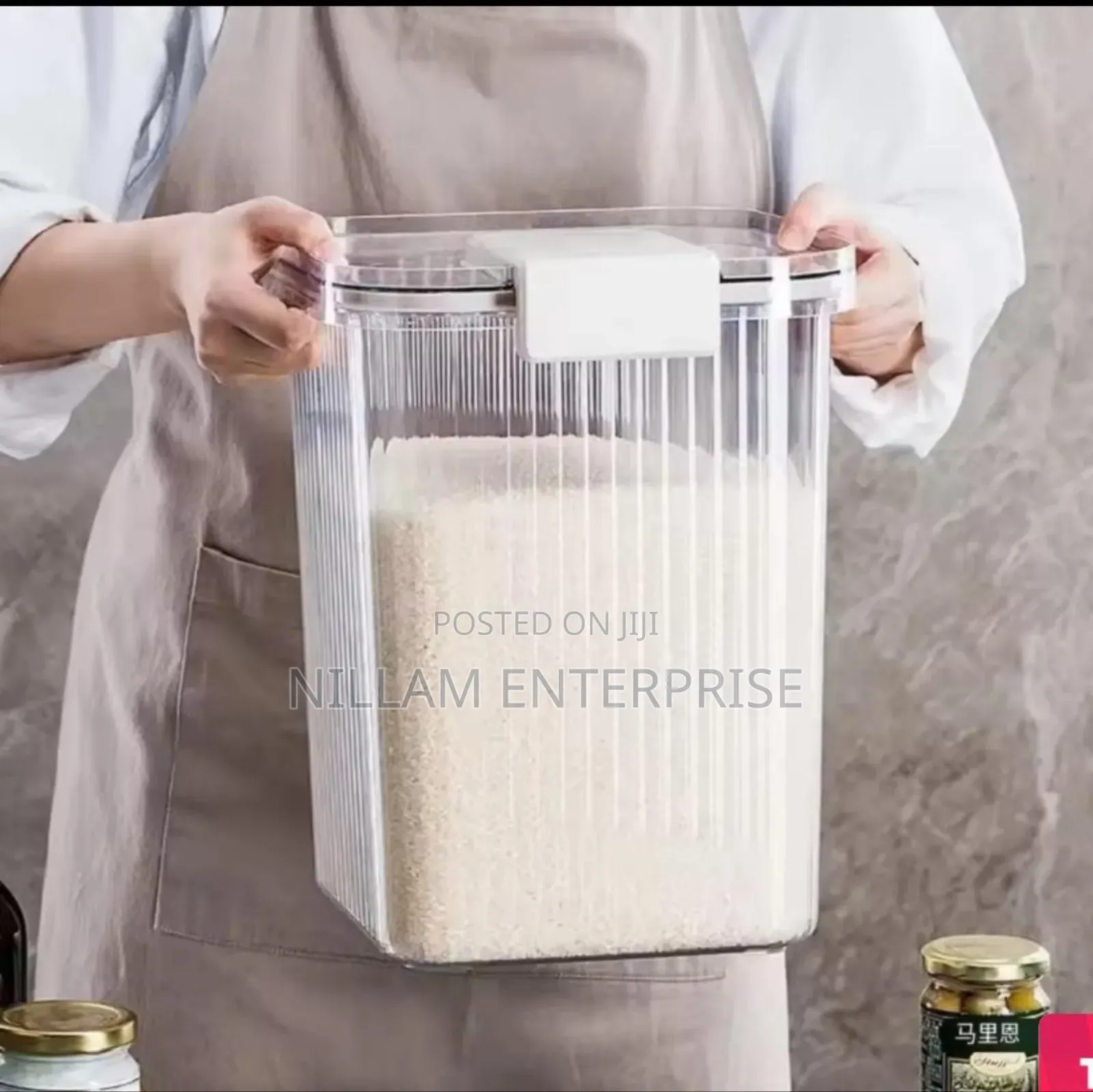 Acrylic Big Size Cereal Container