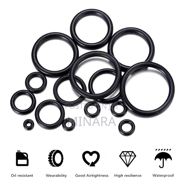 200 Pcs, O-Ring Seals, 15 Sizes, Nitrile Rubber Gasket Washers - thumbnail 3