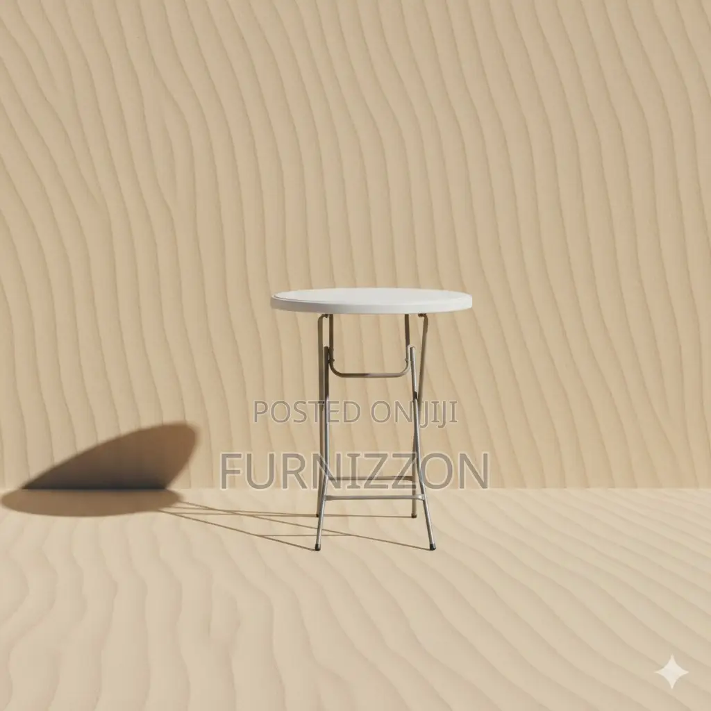Plastic Foldable High Bar Table 80×110cm – Strong Stylish