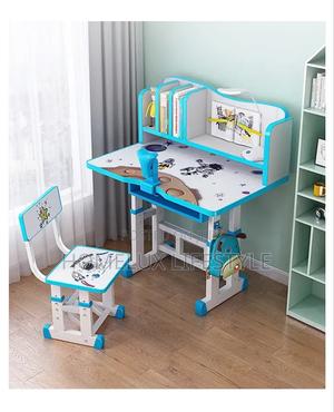 Modern Adjustable Kids' Study Desk And Chair Set H5tfd - main view