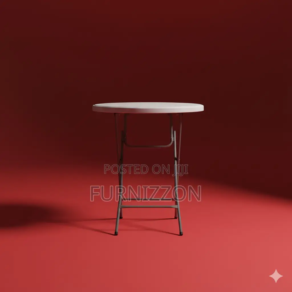 Modern Plastic Foldable High Bar Table – 110cm Length