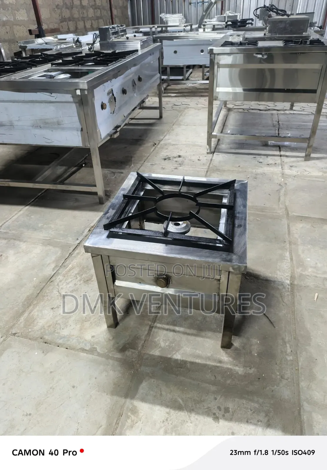 Elite Choice Stainless Single Burner Gas Cooker