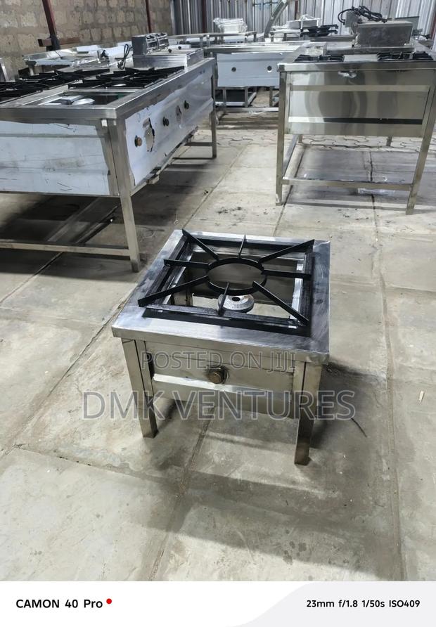 Elite Choice Stainless Single Burner Gas Cooker - main view