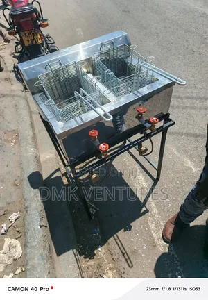 Elite Choice Gas Double Deep Fryer