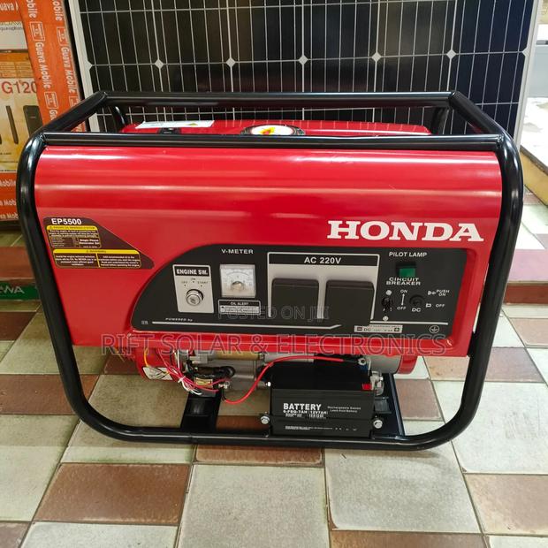 New 5kva Honda Petrol Engine Keystart Generator for House Office