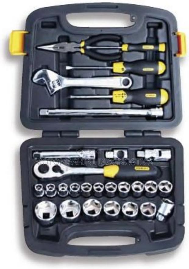 Stanley 28 Piece Socket Spanner Set Toolkit STMT 91-938-22 - main view