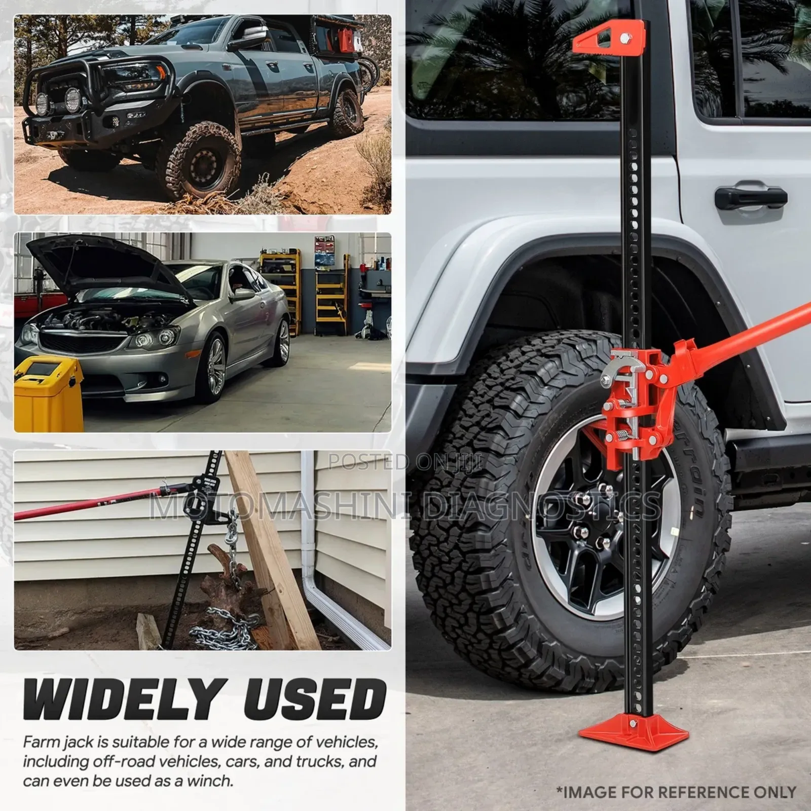 60 Inch Farm Jack Tanganyika Hi-Lift Vehicle Tool Jack