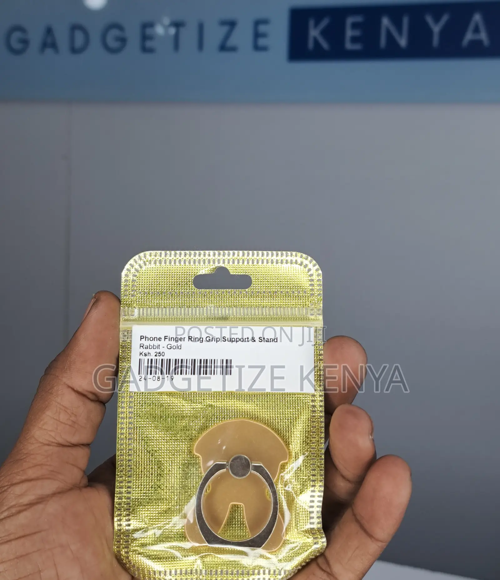 Phone Finger Grip Ring Support and Kick Stand