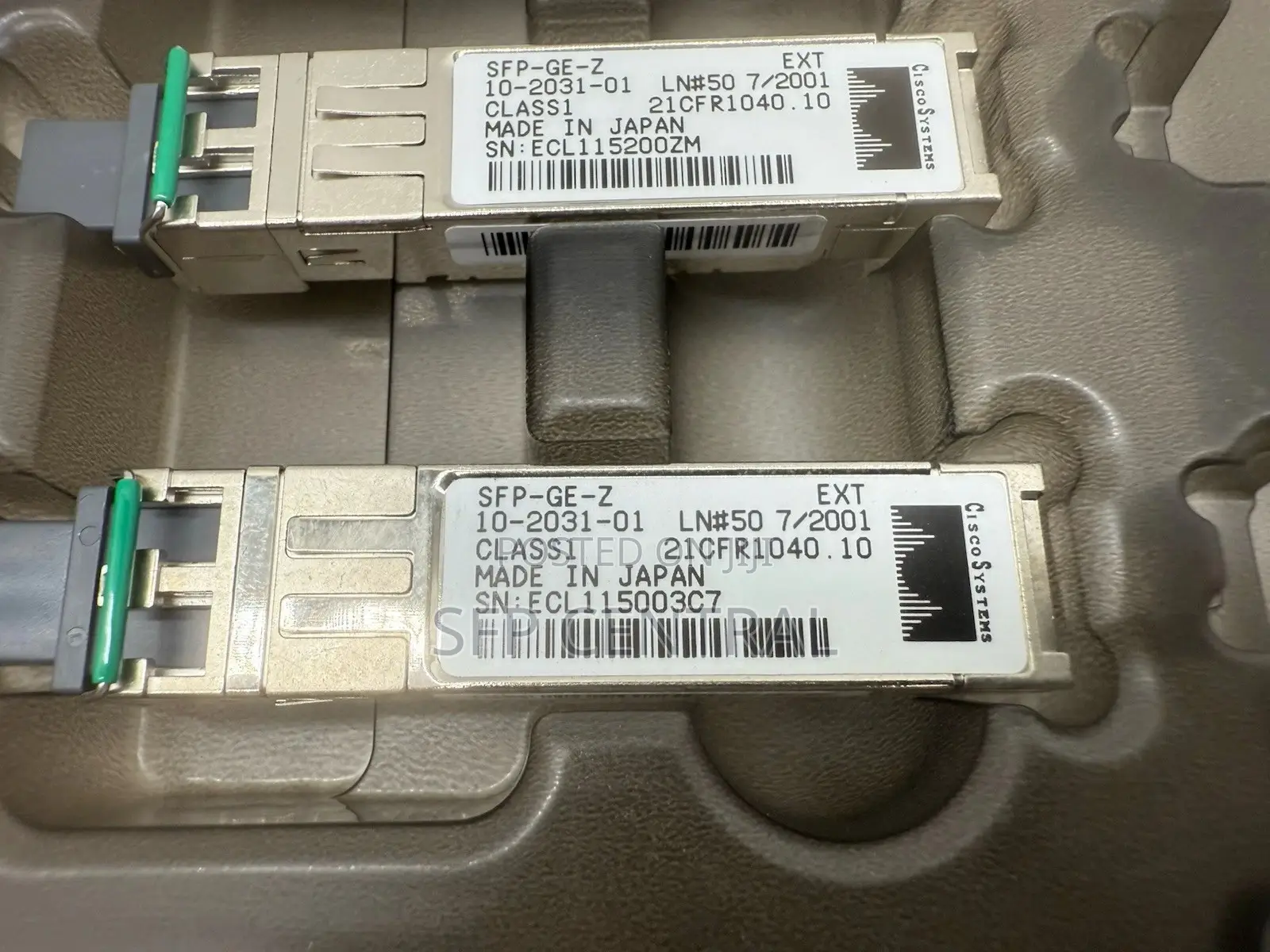 Cisco SFP-Ge-Z , 1000base-Zx SFP 1550nm 70km Dom