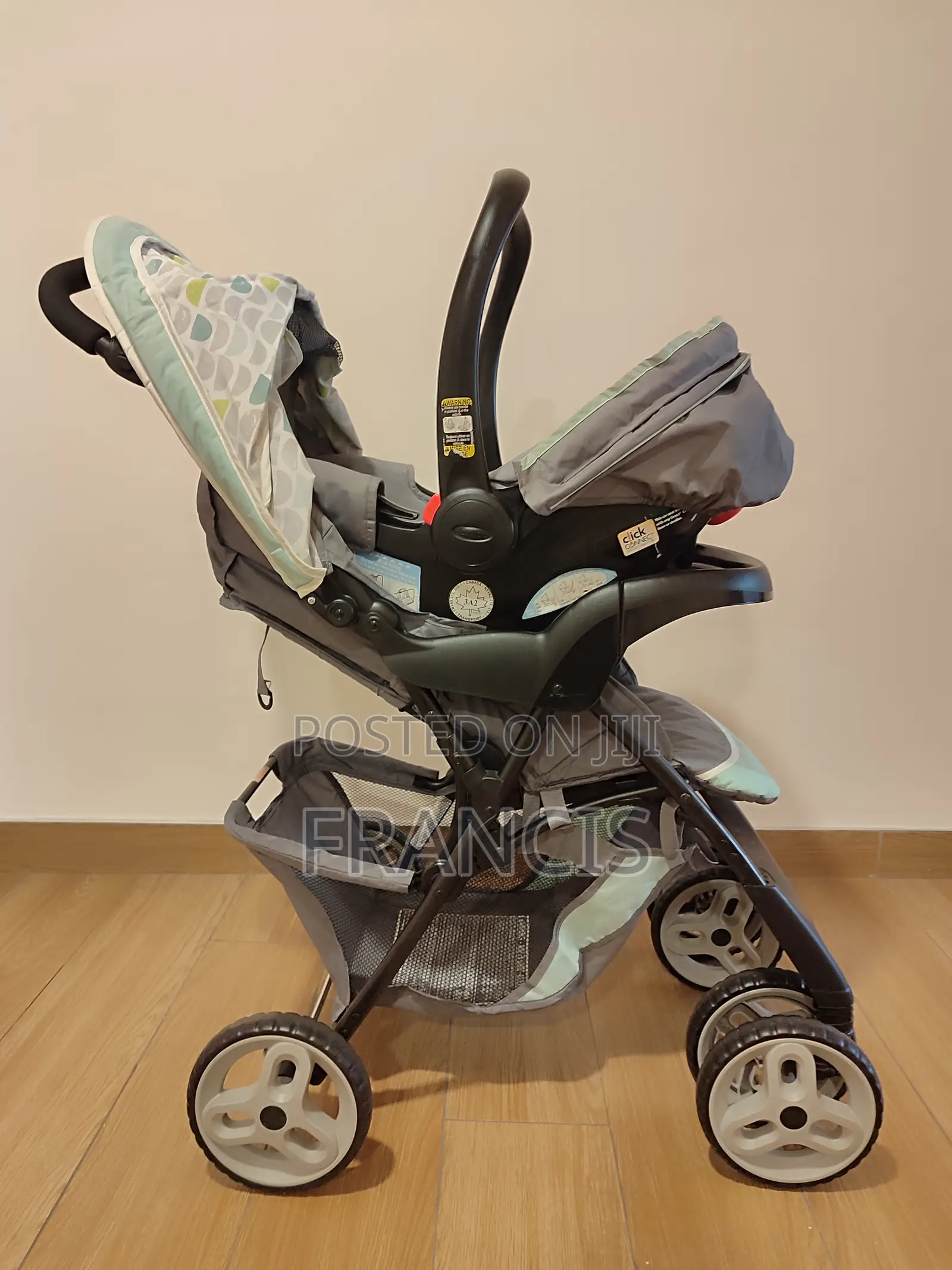 Graco 3-in-1 Travel System (Stroller + Car Seat)