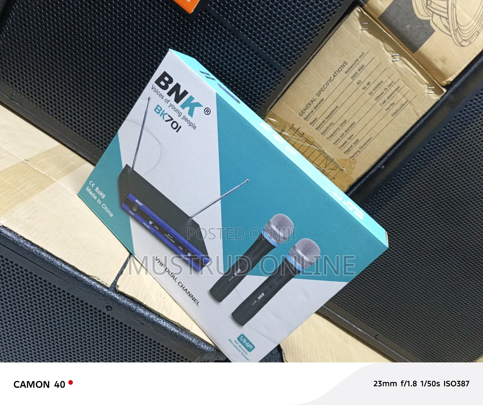 Bk -701 Wireless Microphone High Quality