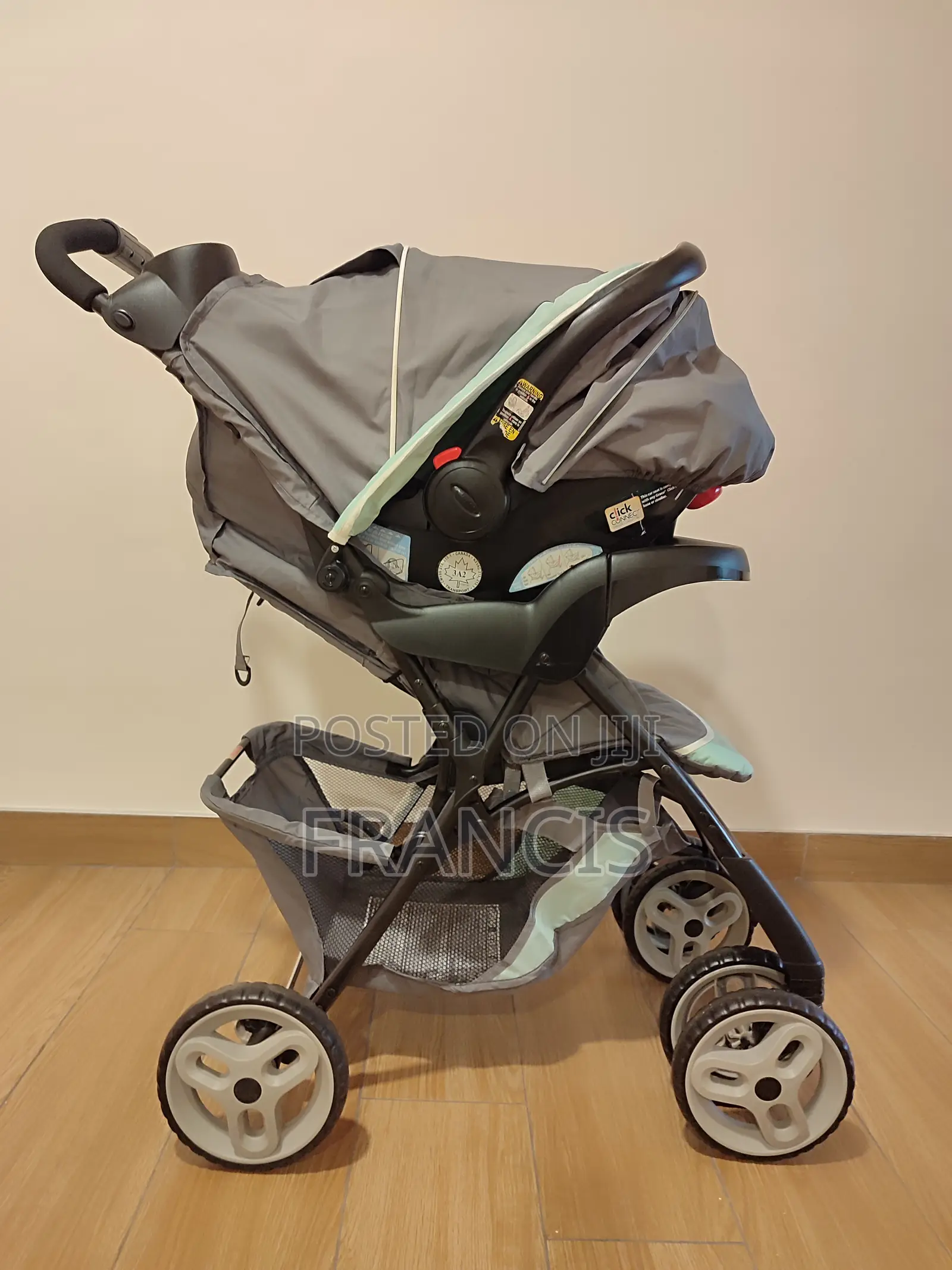 Graco 3-in-1 Travel System (Stroller + Car Seat)