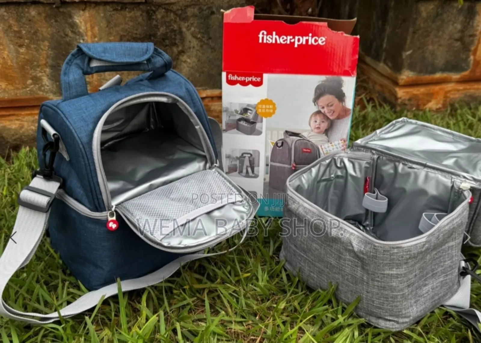 Fisher-Price Insulated Breast Milk Cooler Bag.