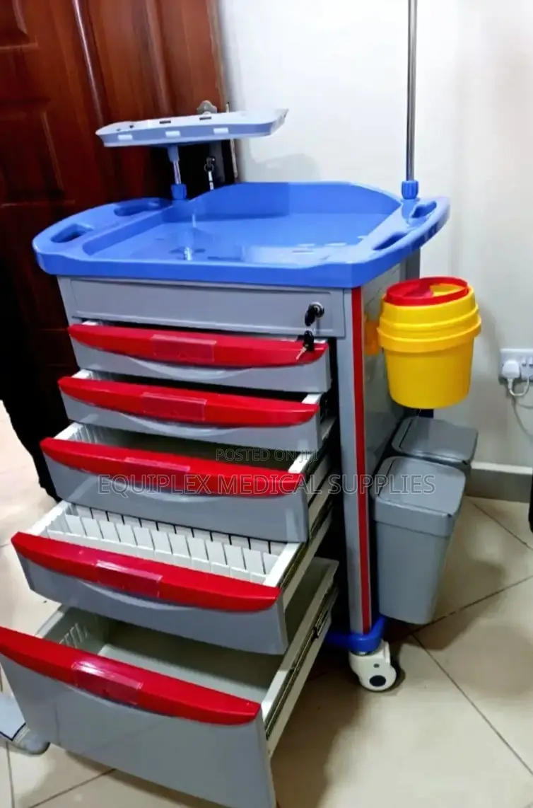 Crash Cart / Emergency Trolley / Medicine Trolley