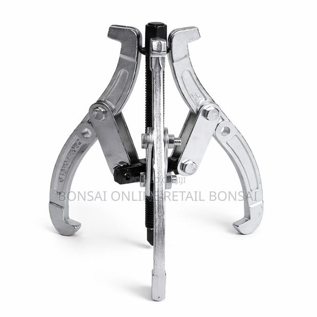 Three-Jaw Gear Puller, Carbon Steel Bearing Pulley Removal Tool