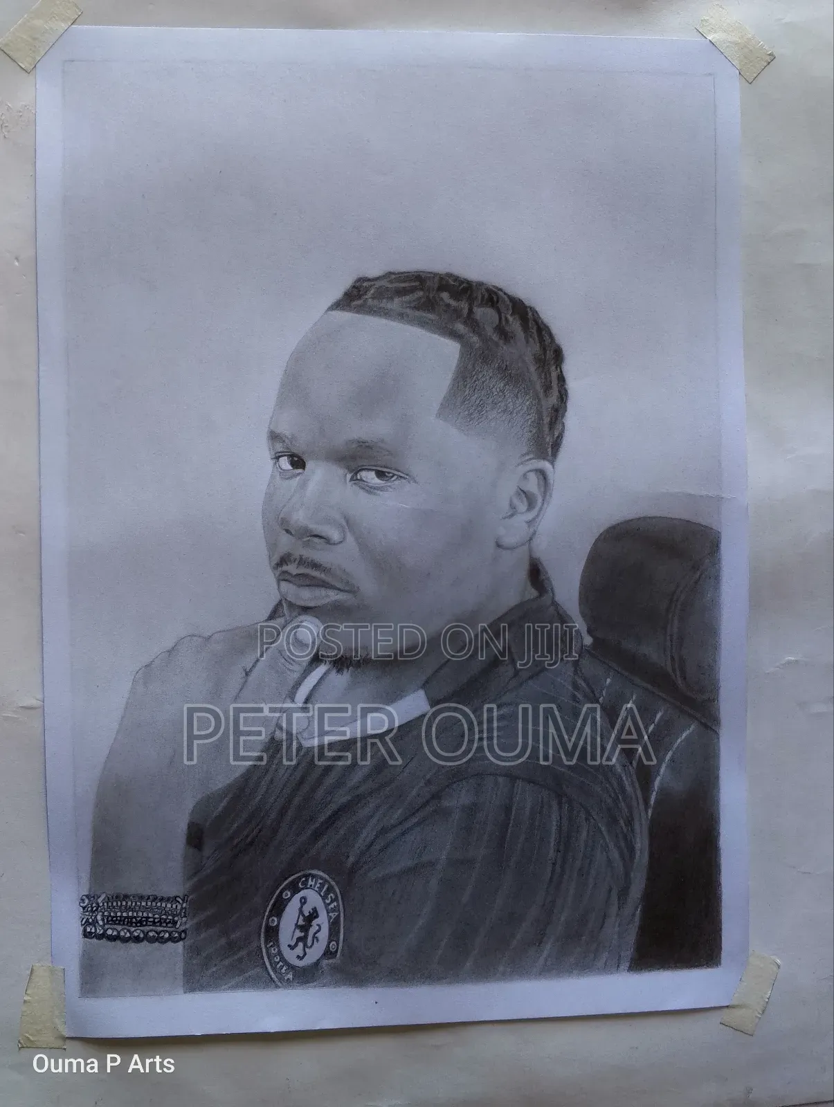 Artwork, Hand Drawn Portrait