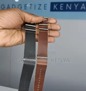 Leather Wrist Watch Strap With Stainless Steel Pin Buckle
